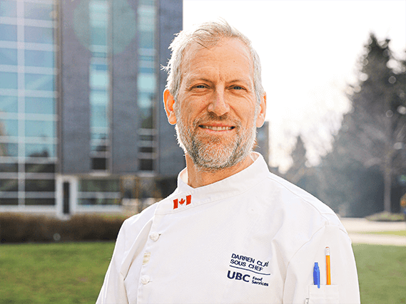 Photo of Darren Clay, UBC Food Services