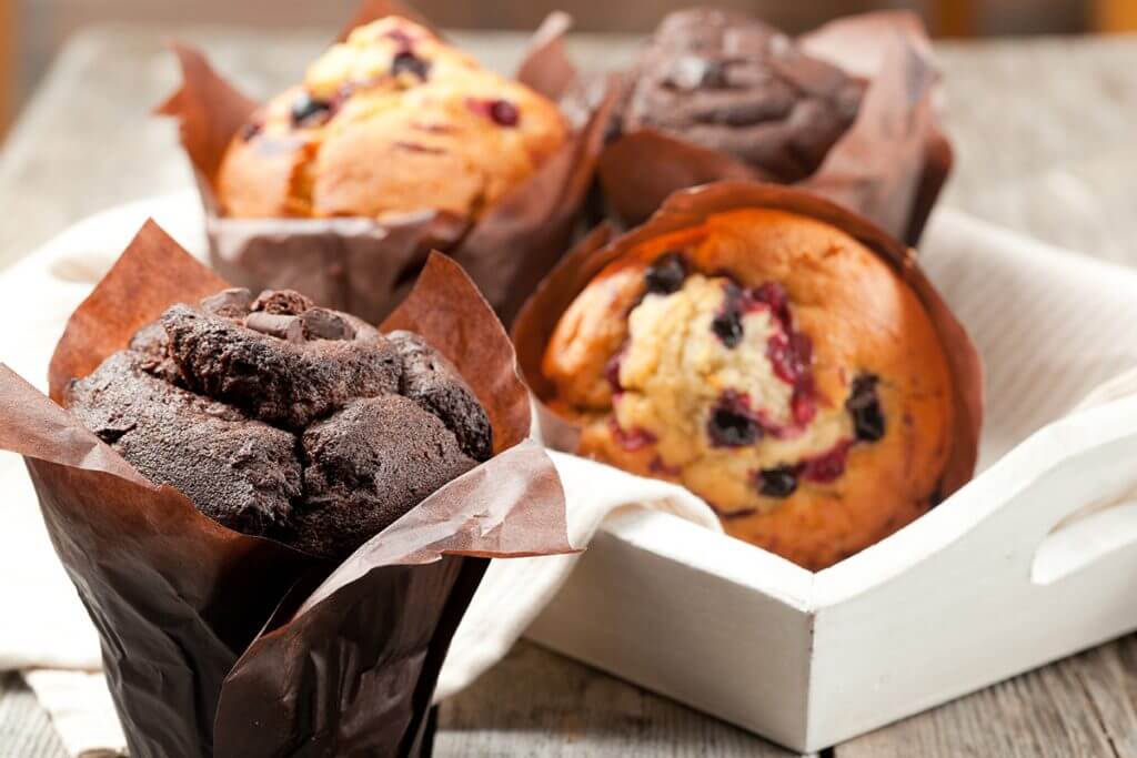 Various muffins